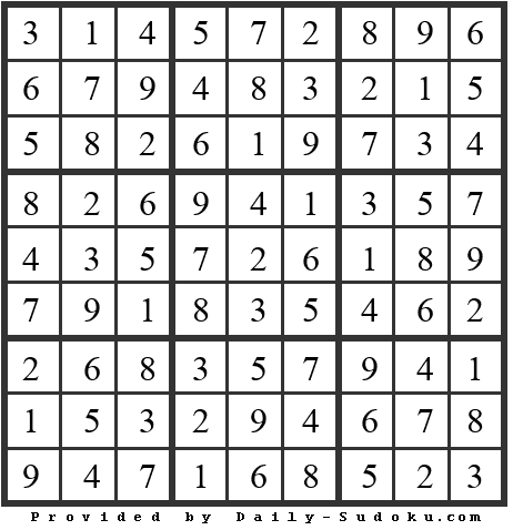 Daily Sudoku