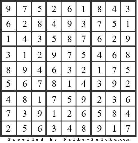 Daily Sudoku