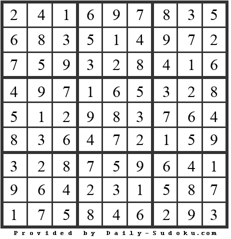 Daily Sudoku