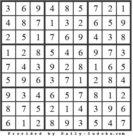Daily Sudoku