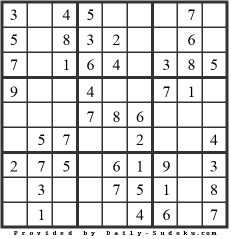 Daily Sudoku
