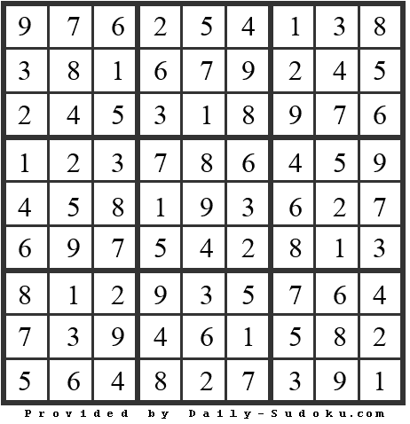 Daily Sudoku