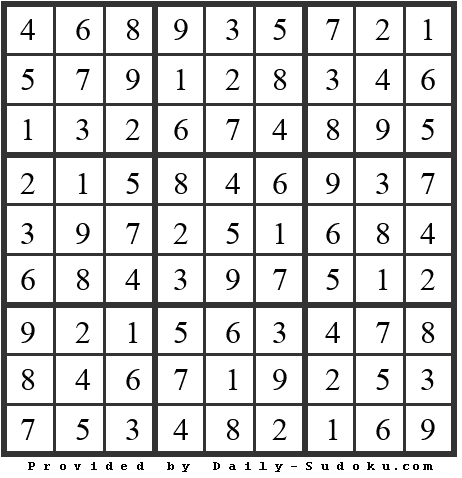 Daily Sudoku