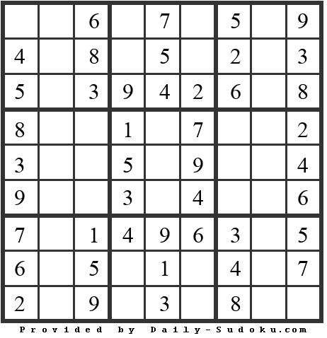 Daily Sudoku