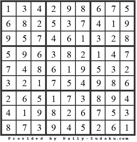 Daily Sudoku