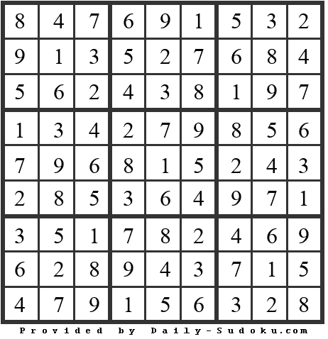 Daily Sudoku