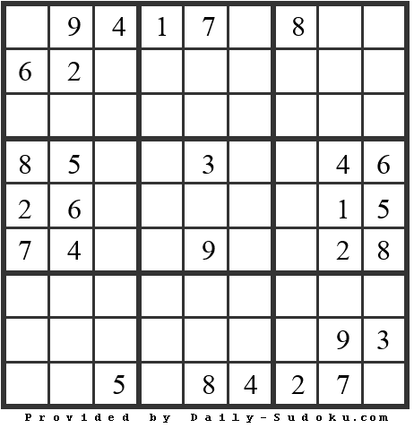Daily Sudoku