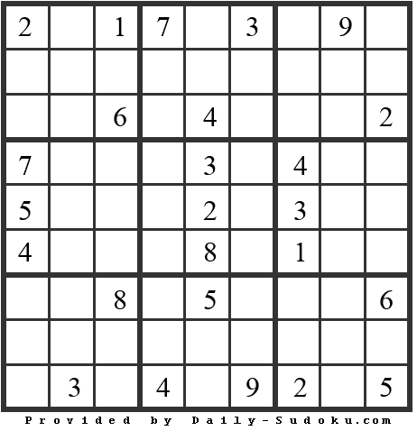 Daily Sudoku