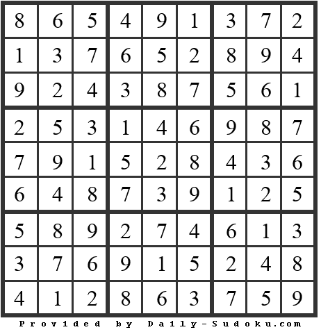 Daily Sudoku