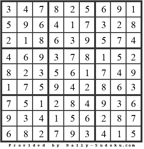 Daily Sudoku