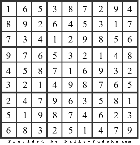 Daily Sudoku