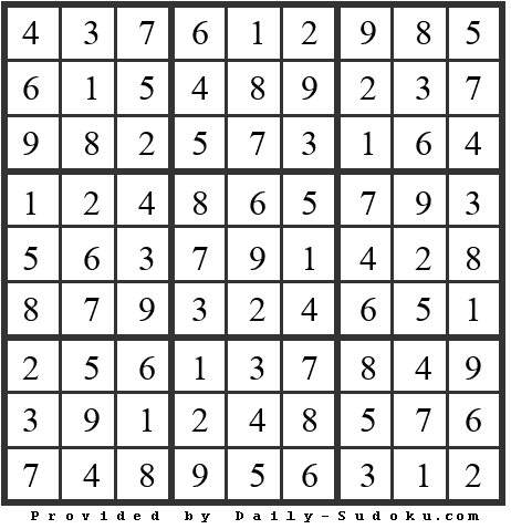 Daily Sudoku