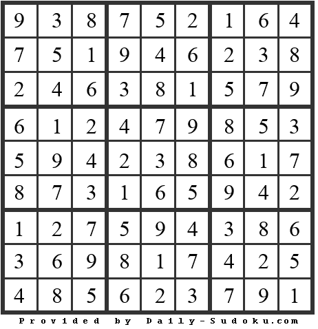 Daily Sudoku