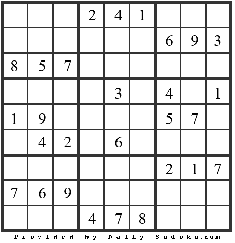 Daily Sudoku