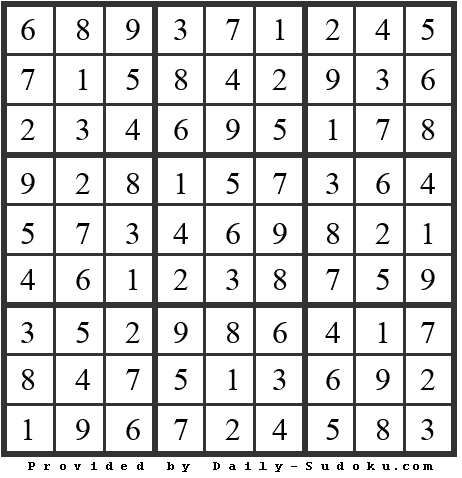 Daily Sudoku