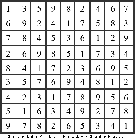 Daily Sudoku