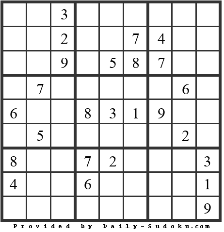 Daily Sudoku