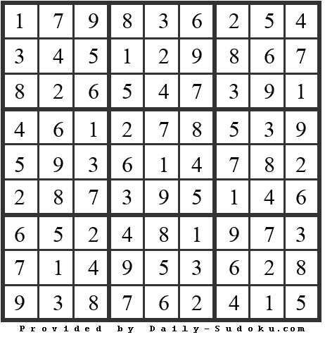 Daily Sudoku