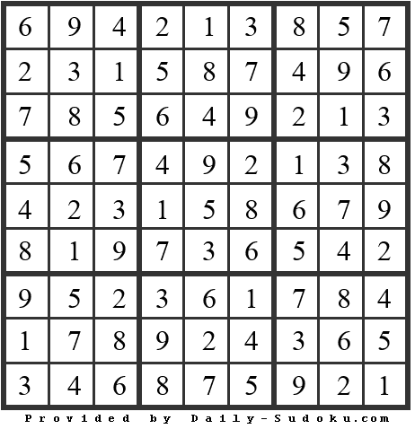 Daily Sudoku