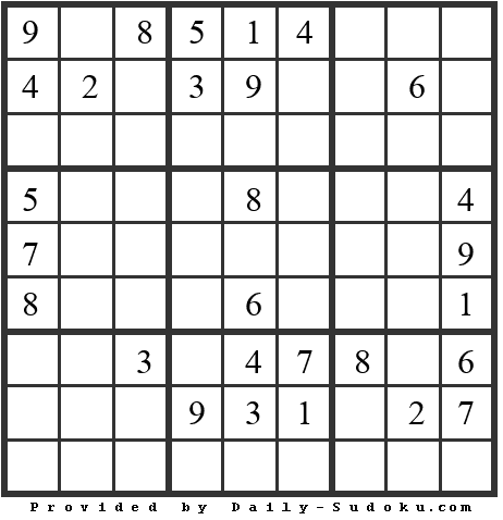 Daily Sudoku