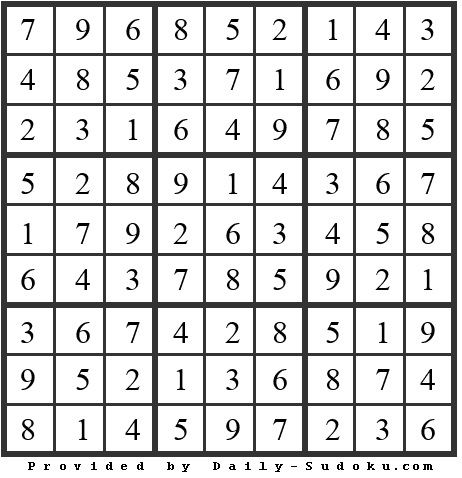 Daily Sudoku