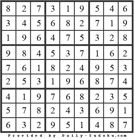 Daily Sudoku