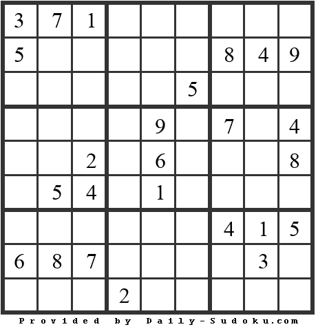 Daily Sudoku