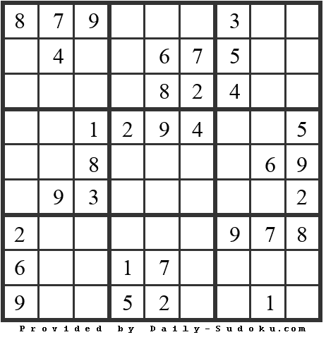 Daily Sudoku