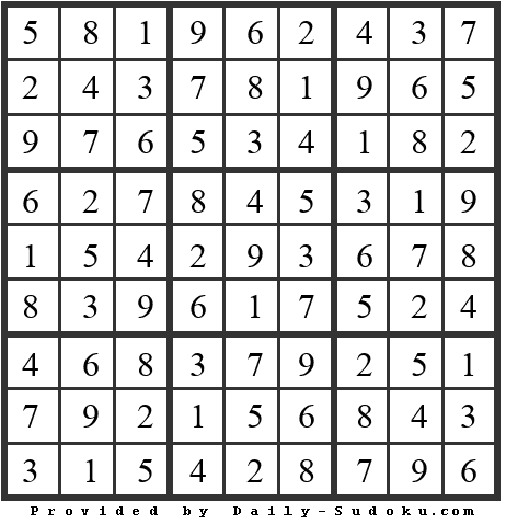 Daily Sudoku