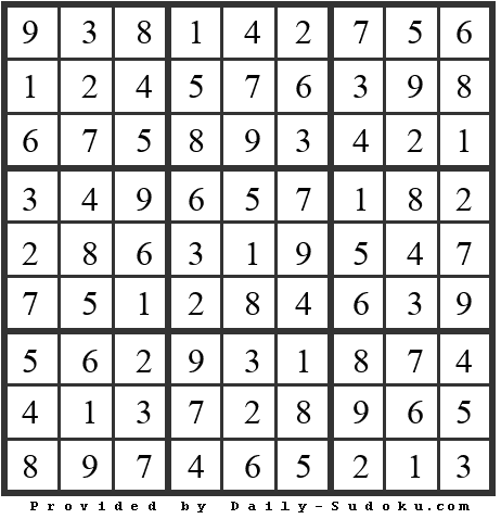Daily Sudoku