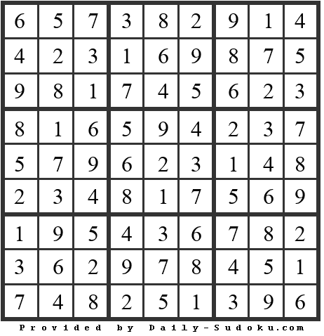 Daily Sudoku