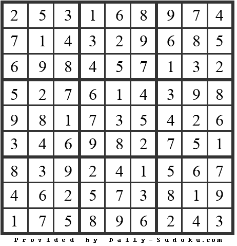 Daily Sudoku