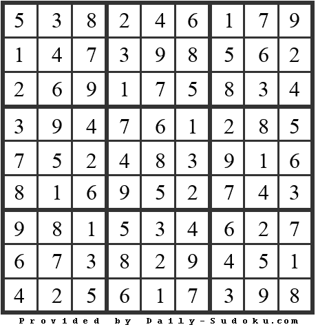 Daily Sudoku