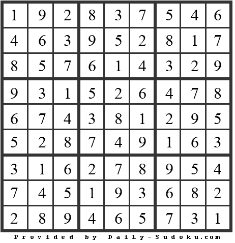 Daily Sudoku