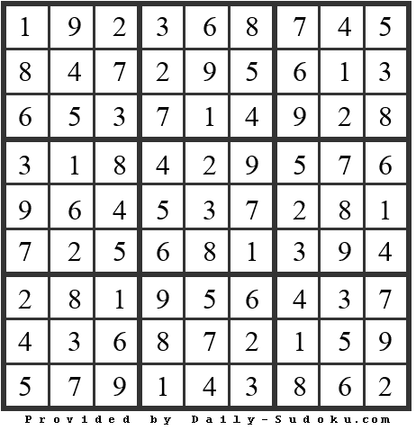 Daily Sudoku
