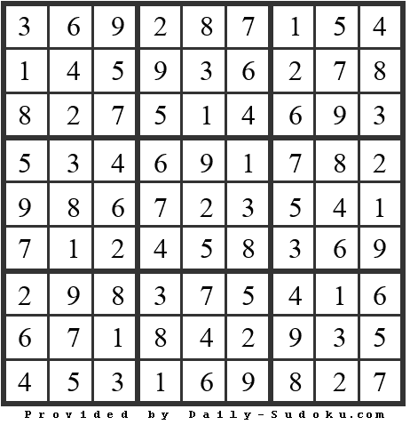 Daily Sudoku