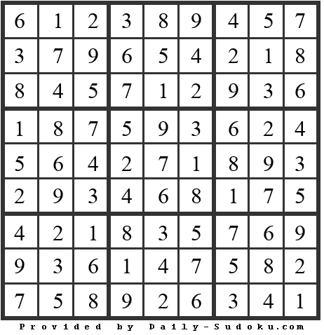 Daily Sudoku