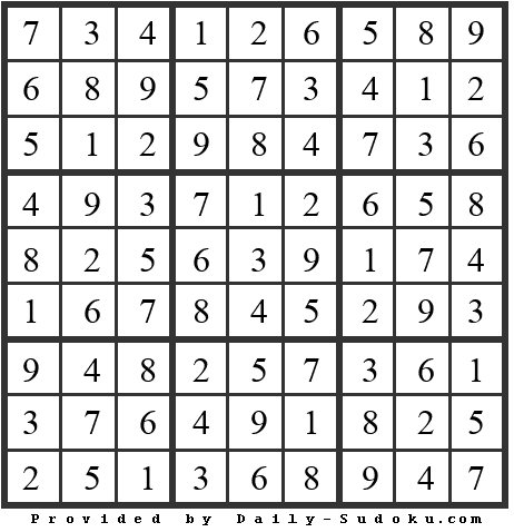 Daily Sudoku