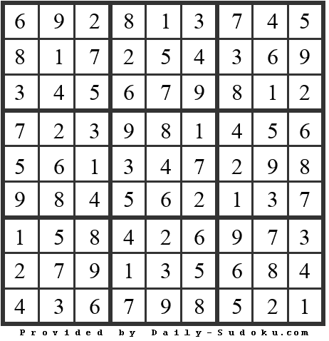 Daily Sudoku