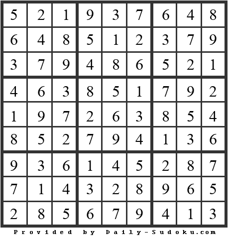 Daily Sudoku