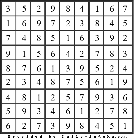 Daily Sudoku