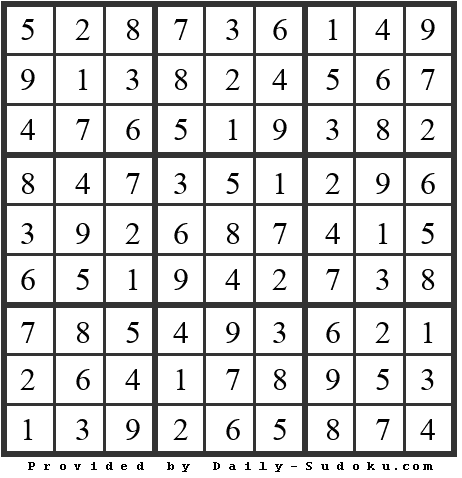 Daily Sudoku