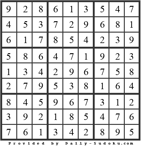 Daily Sudoku