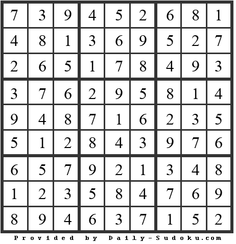 Daily Sudoku