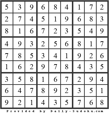 Daily Sudoku