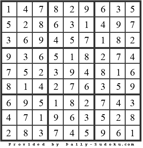 Daily Sudoku