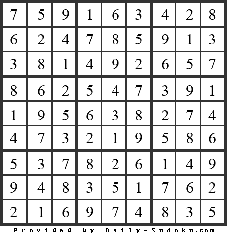 Daily Sudoku