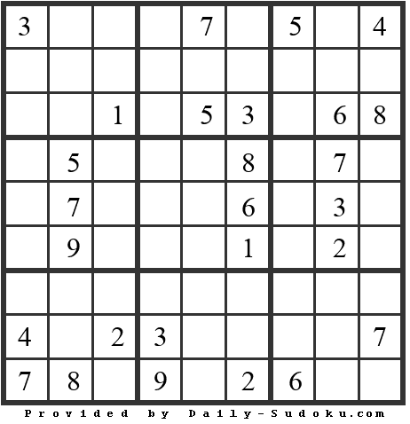 Daily Sudoku