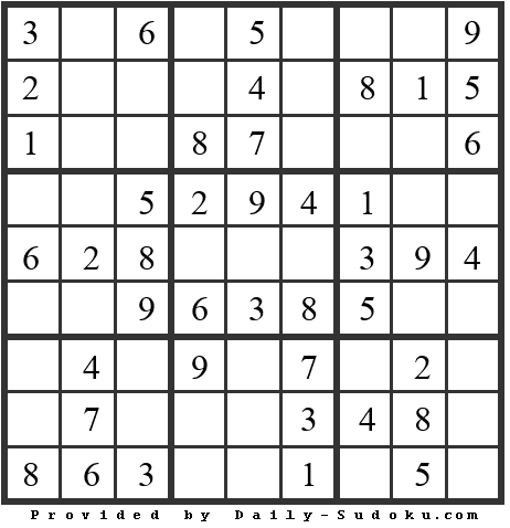 Daily Sudoku