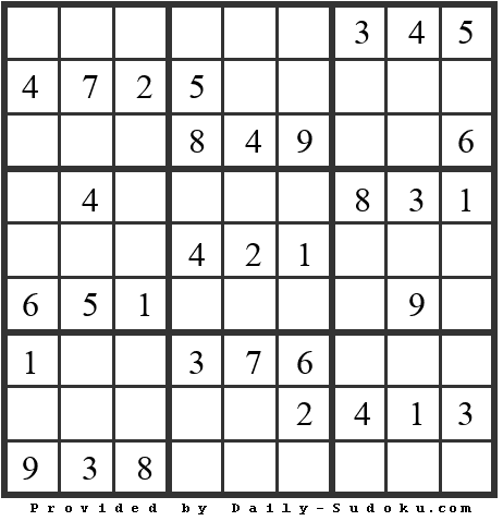 Daily Sudoku